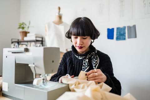 Demo-website voor een naaiatelier