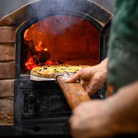 Demo-website voor een steenoven-pizzeria